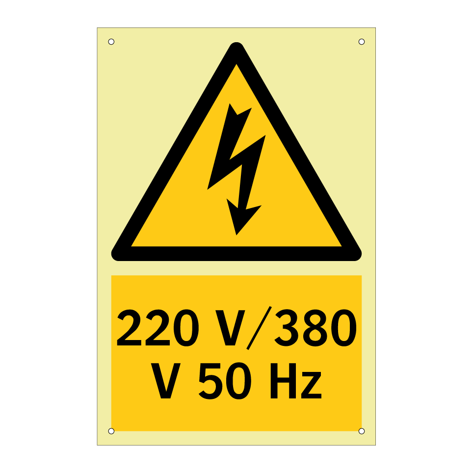 220 V/380 V 50 Hz