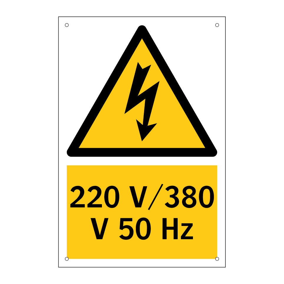 220 V/380 V 50 Hz