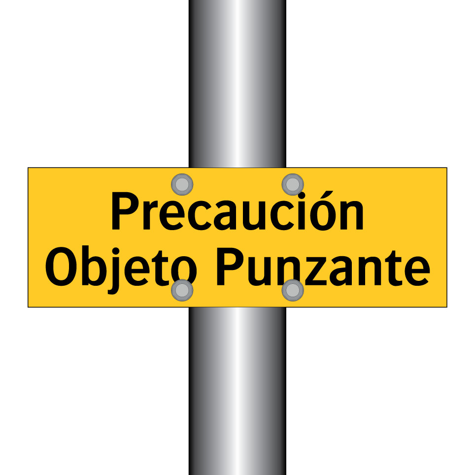 Precaución Objeto Punzante