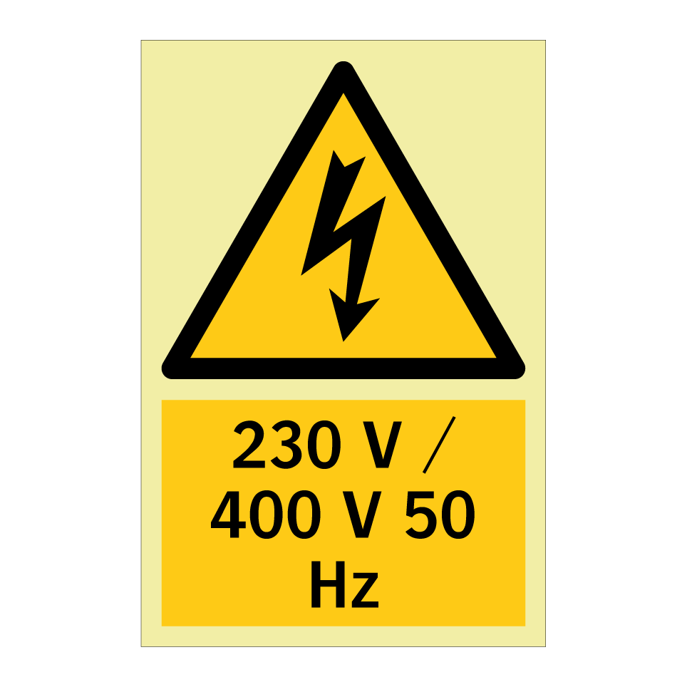 230 V / 400 V 50 Hz