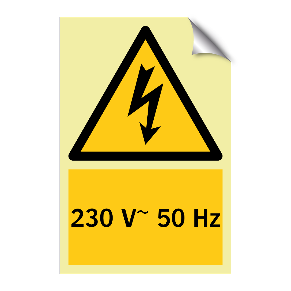 230 V~ 50 Hz