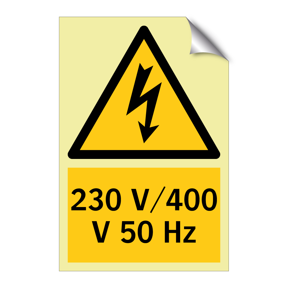 230 V/400 V 50 Hz