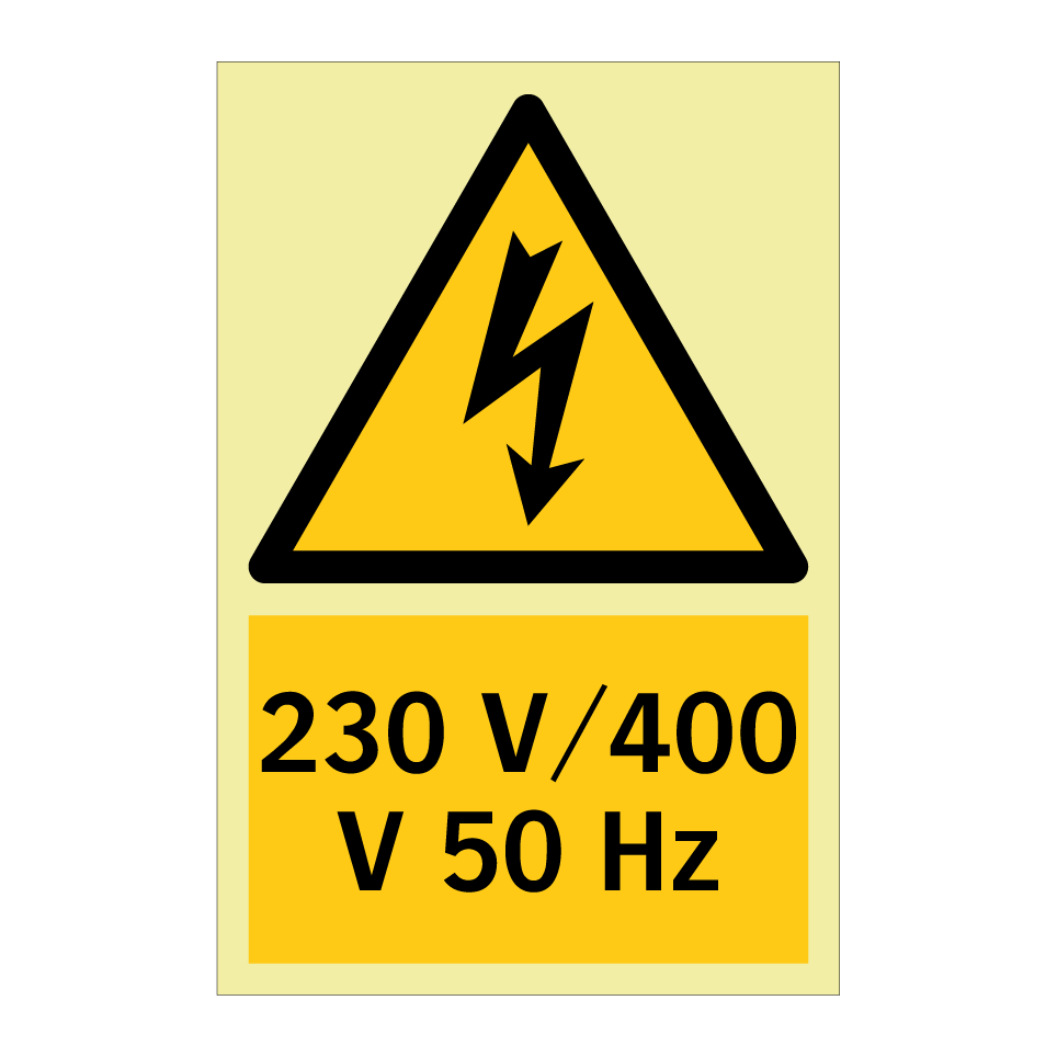 230 V/400 V 50 Hz