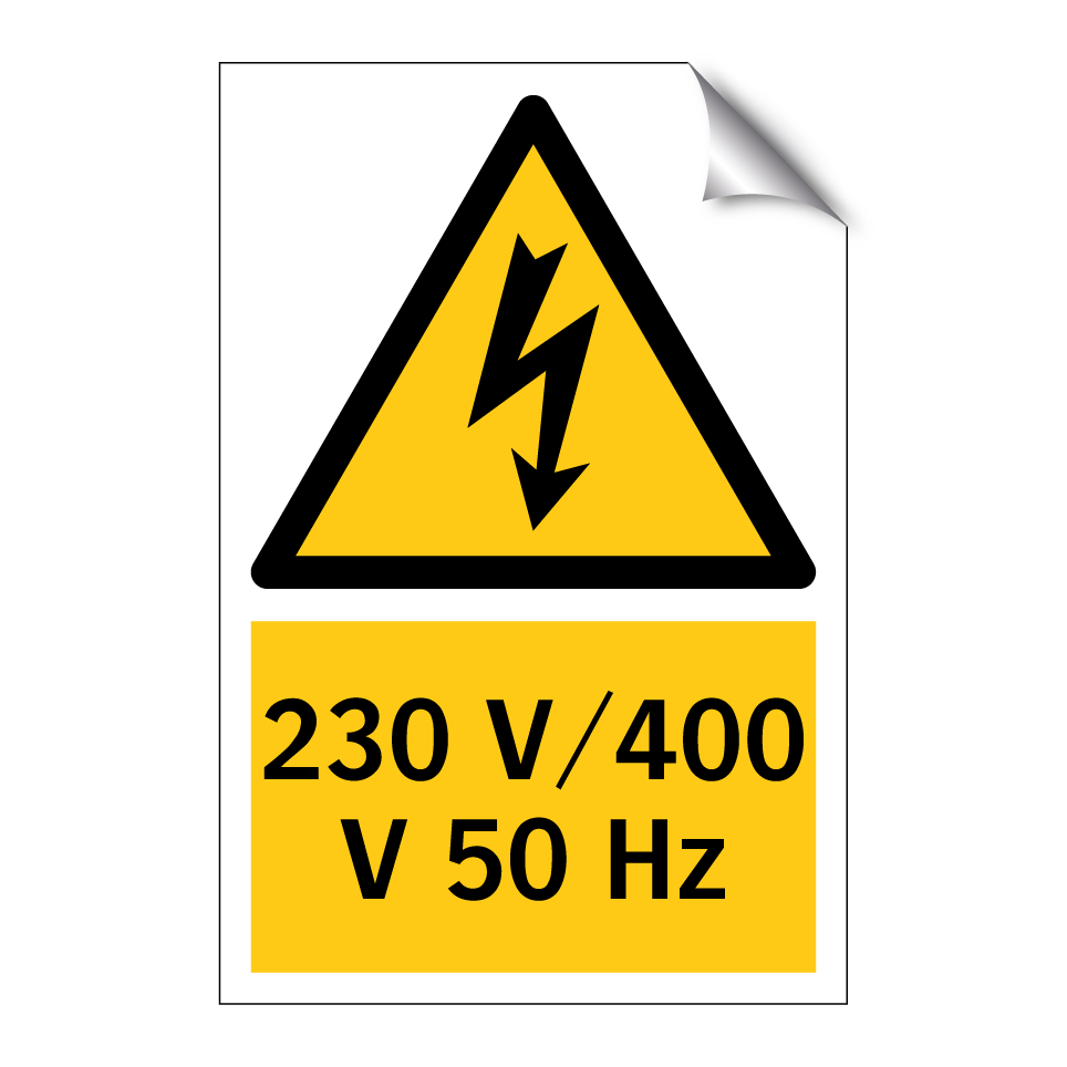 230 V/400 V 50 Hz