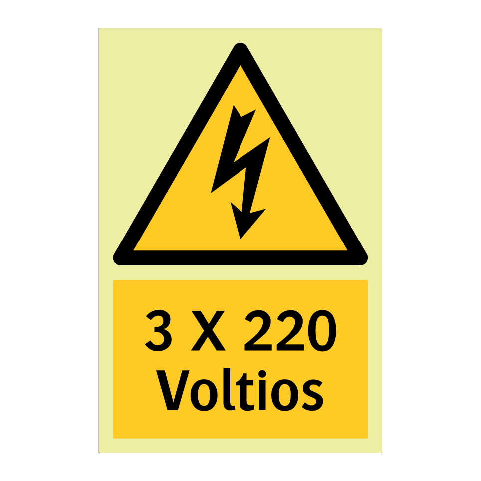 3 X 220 Voltios