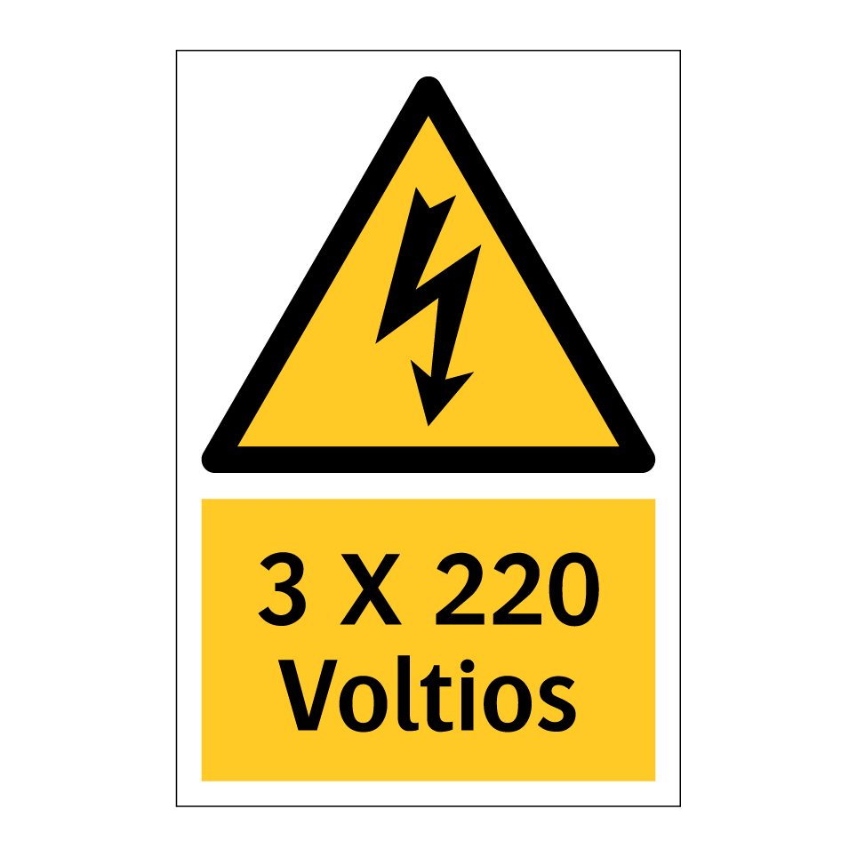 3 X 220 Voltios
