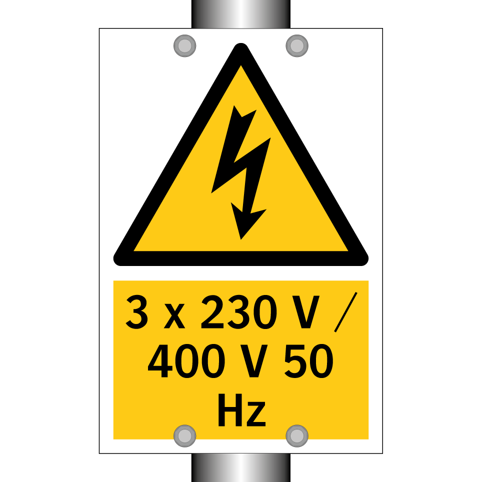 3 x 230 V / 400 V 50 Hz