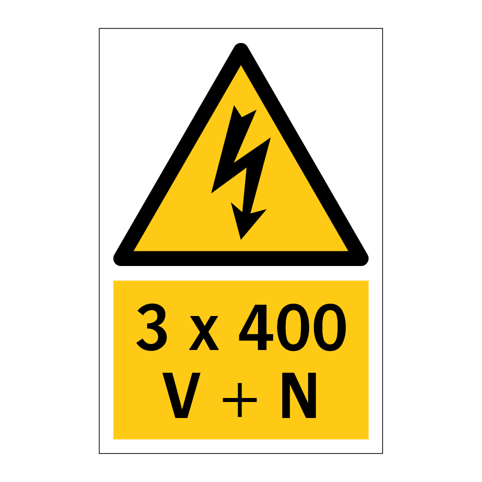 3 x 400 V + N