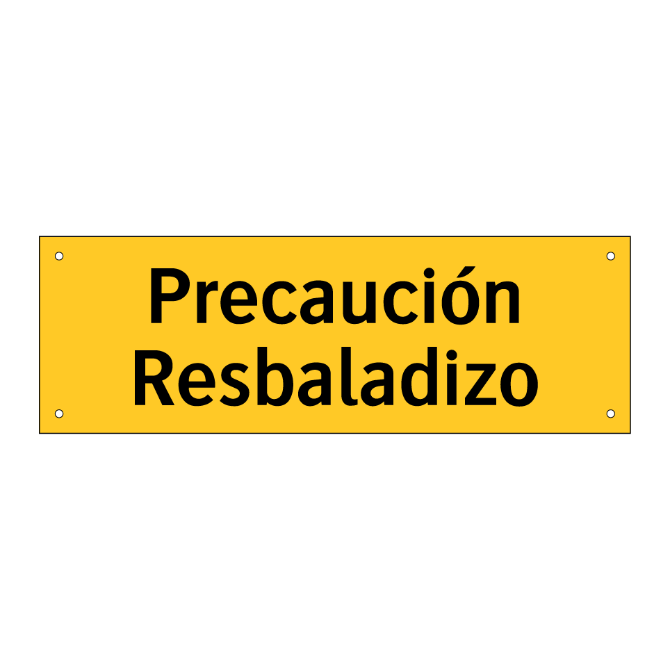 Precaución Resbaladizo