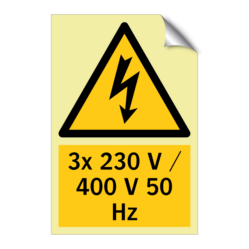 3x 230 V / 400 V 50 Hz