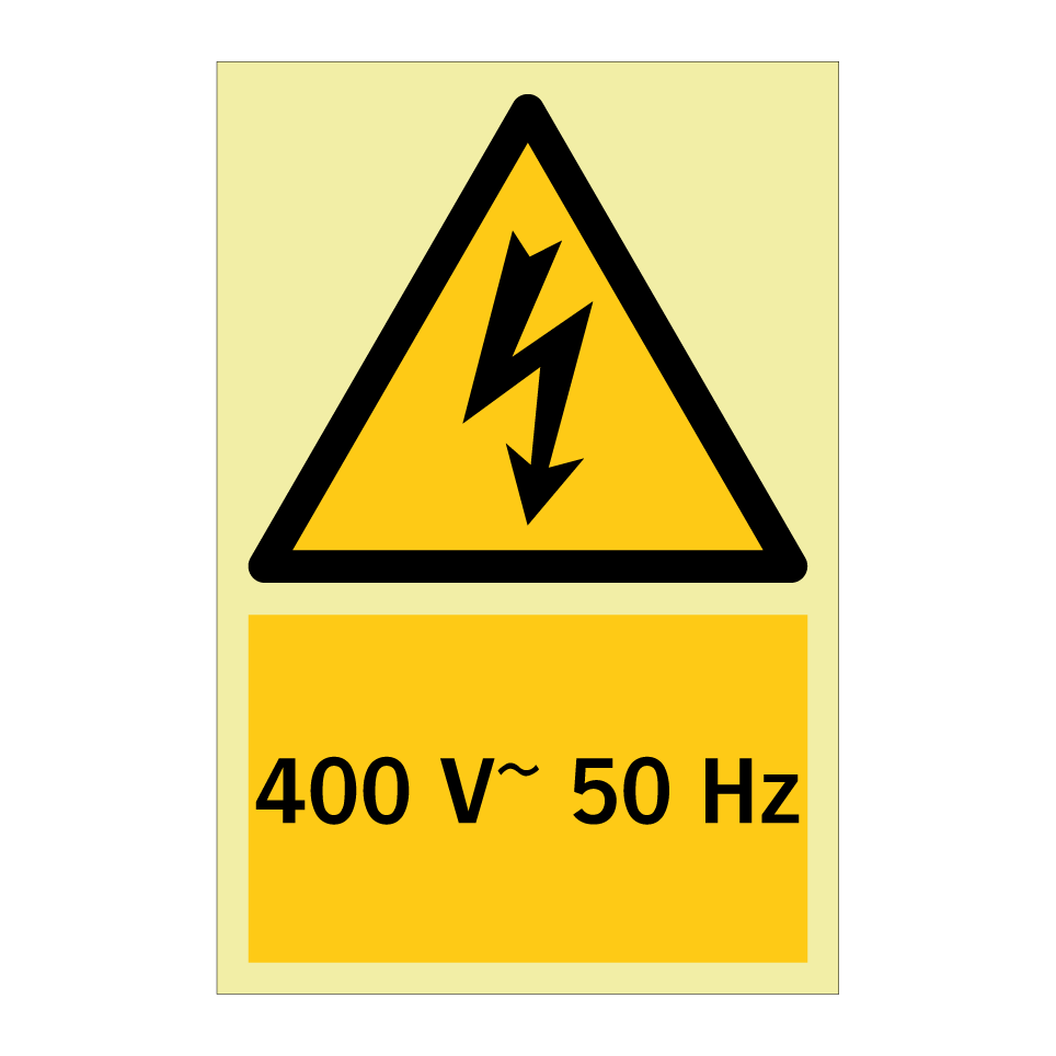 400 V~ 50 Hz