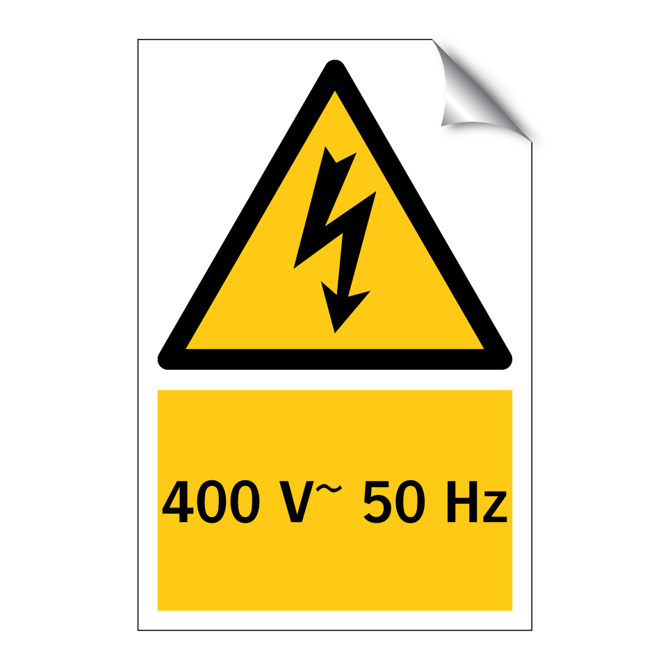 400 V~ 50 Hz