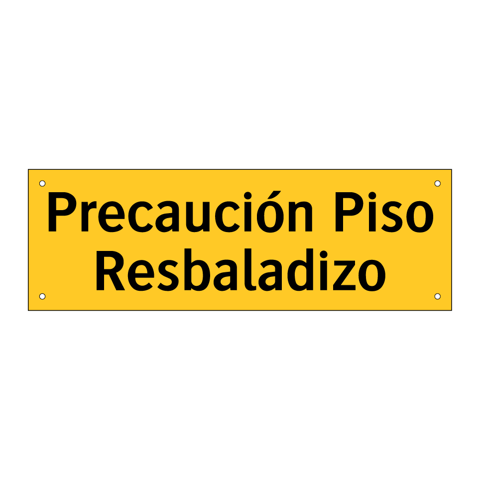 Precaución Piso Resbaladizo