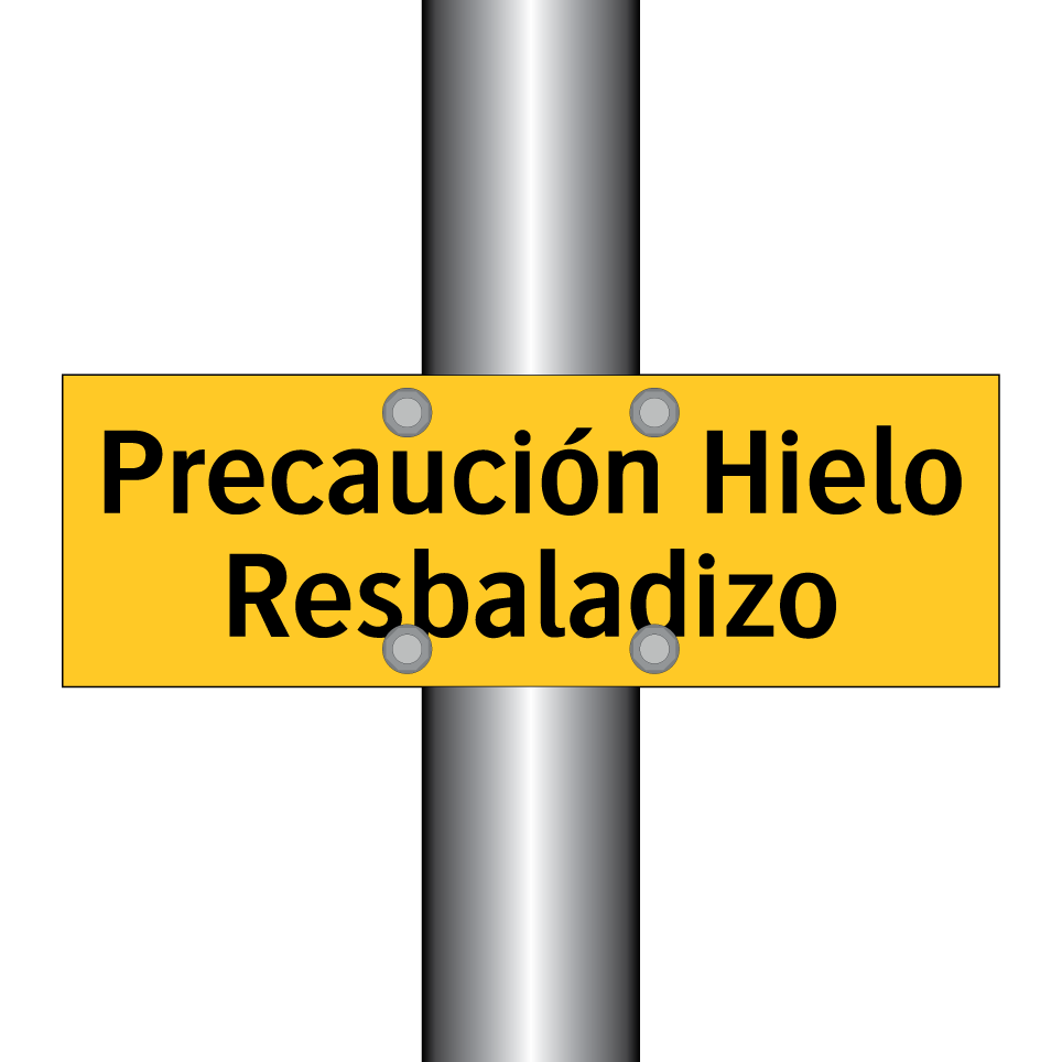 Precaución Hielo Resbaladizo