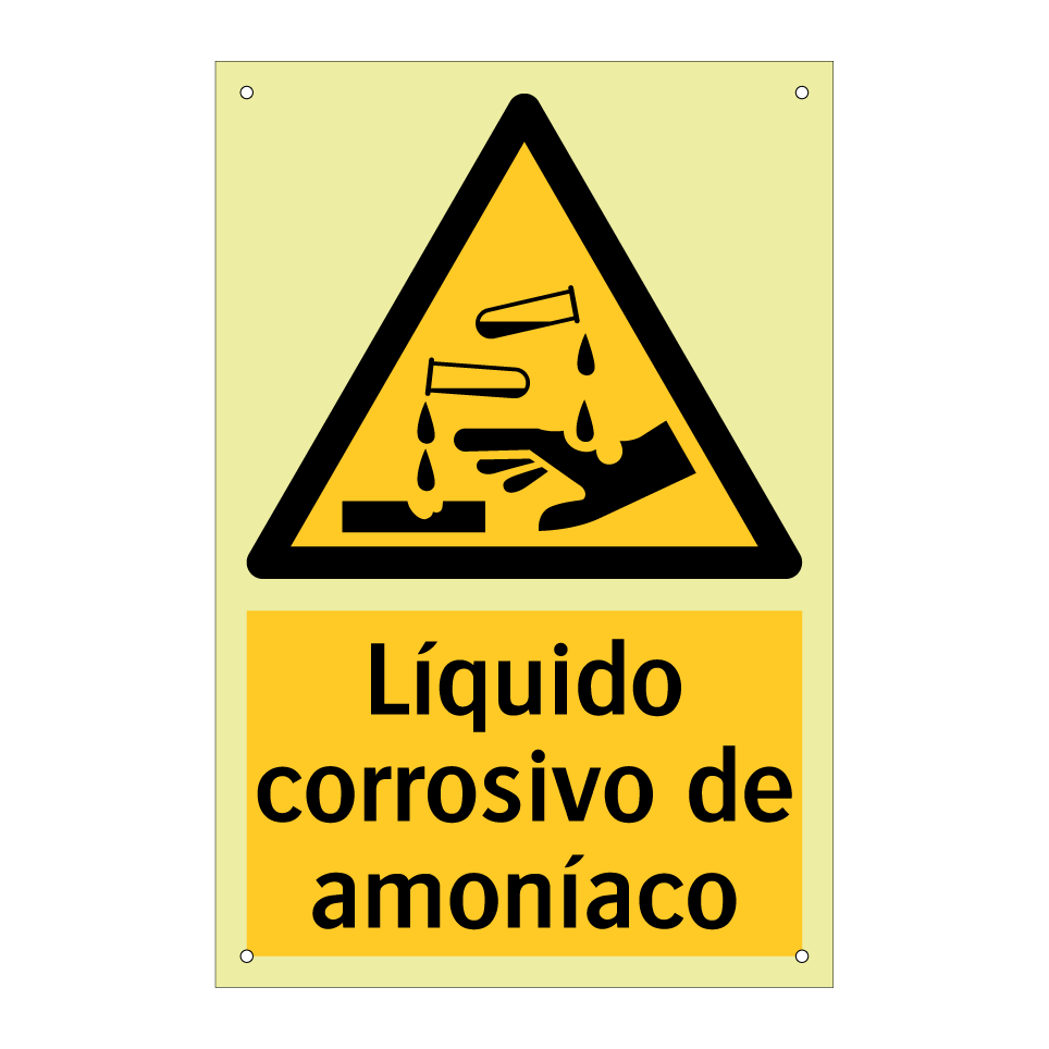 Líquido corrosivo de amoníaco