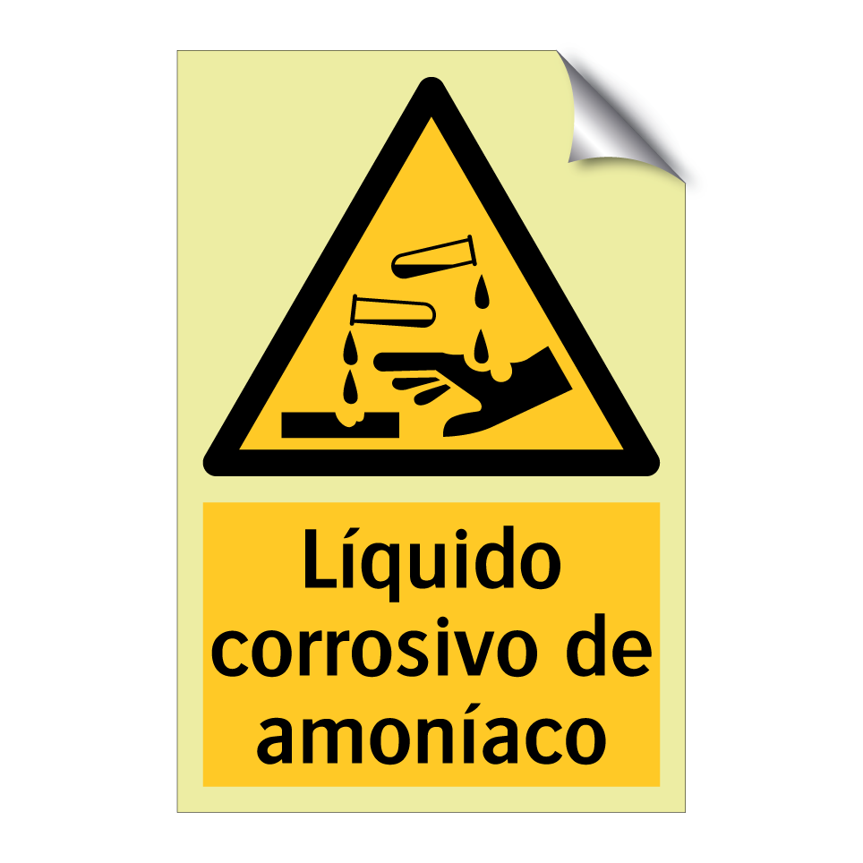 Líquido corrosivo de amoníaco