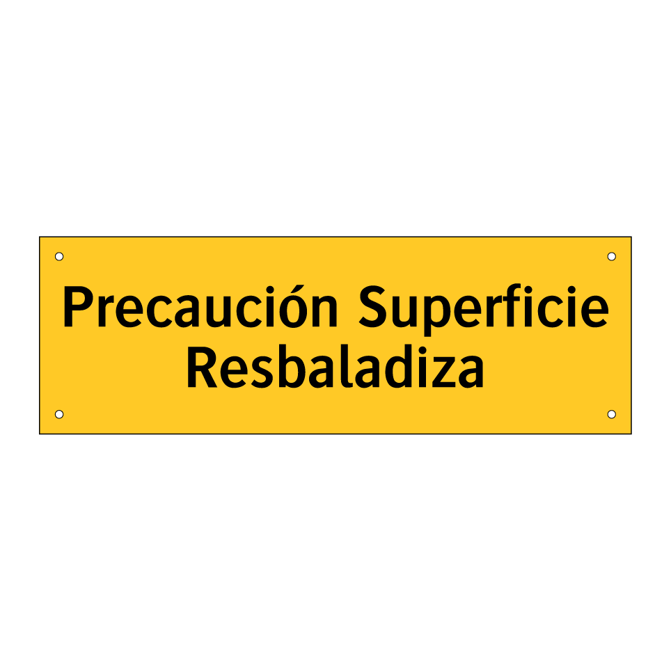 Precaución Superficie Resbaladiza
