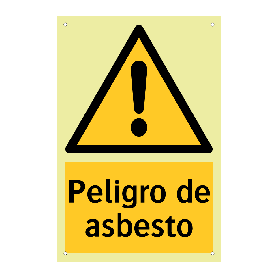 Peligro de asbesto