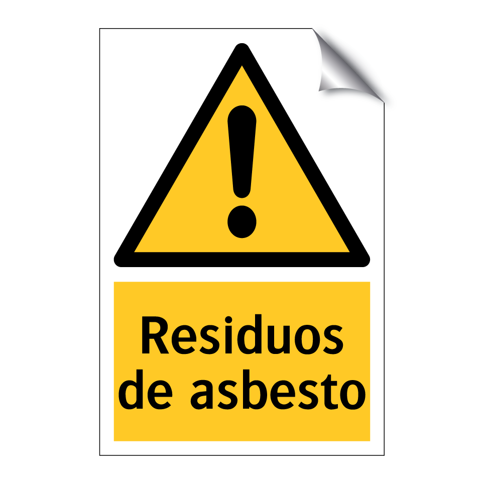 Residuos de asbesto