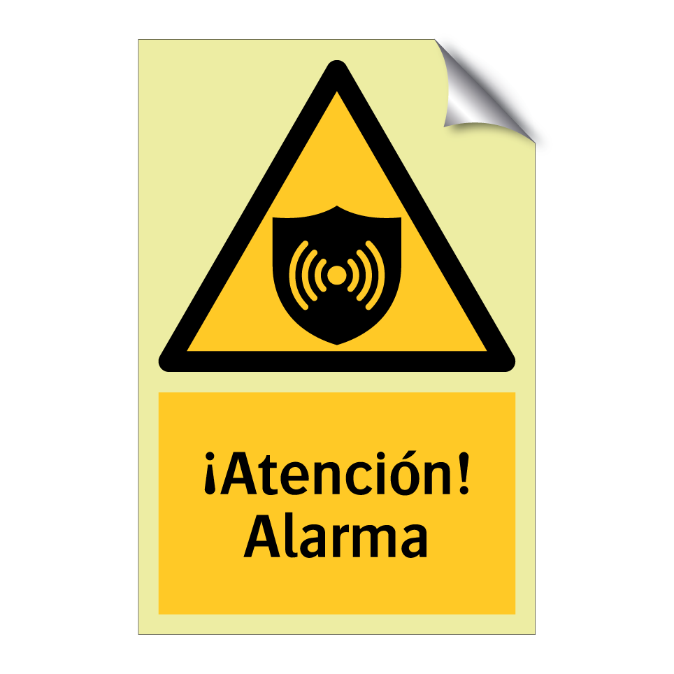 ¡Atención! Alarma