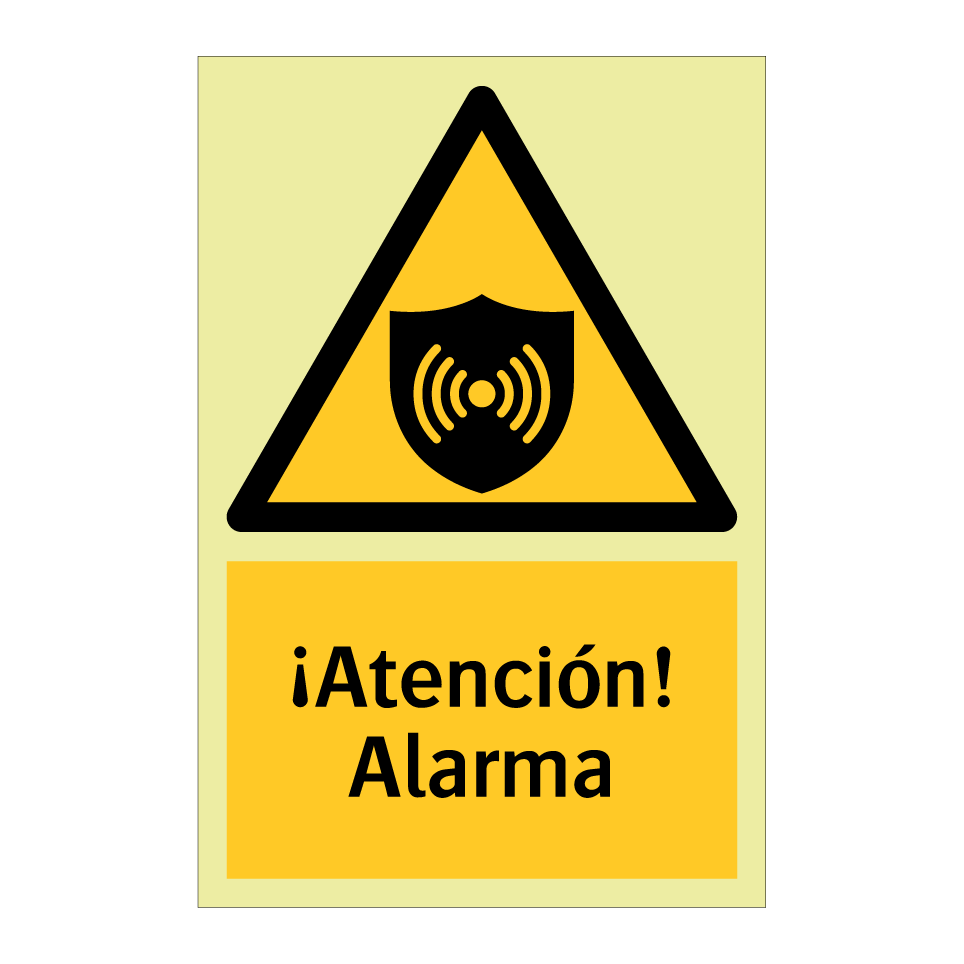 ¡Atención! Alarma