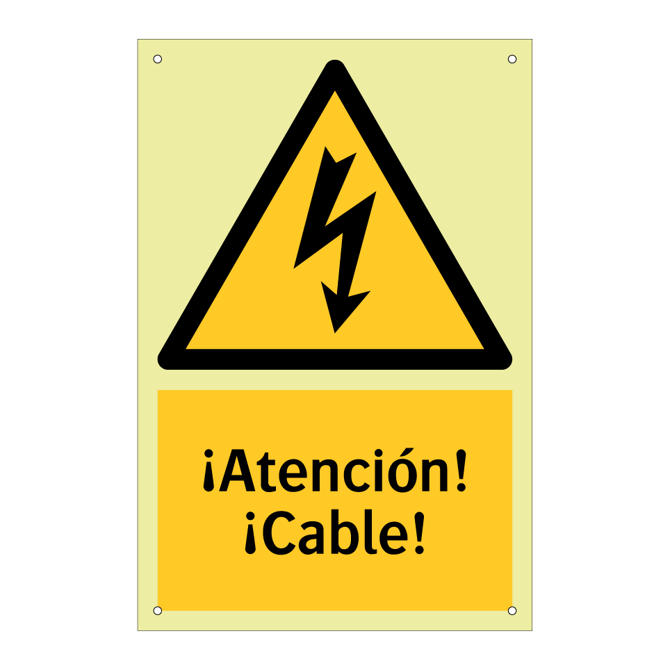 ¡Atención! ¡Cable!