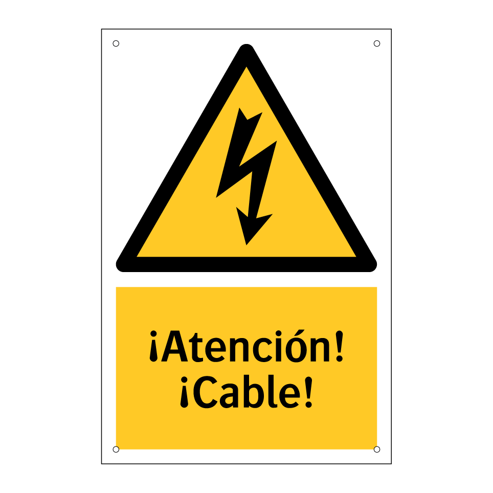¡Atención! ¡Cable!