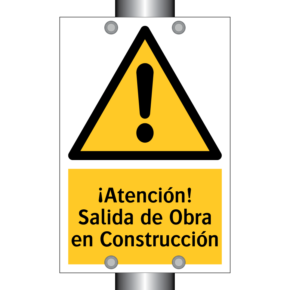 ¡Atención! Salida de Obra en Construcción