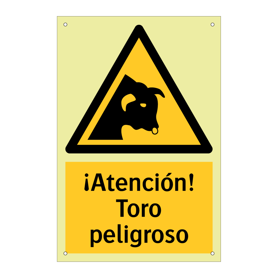 ¡Atención! Toro peligroso