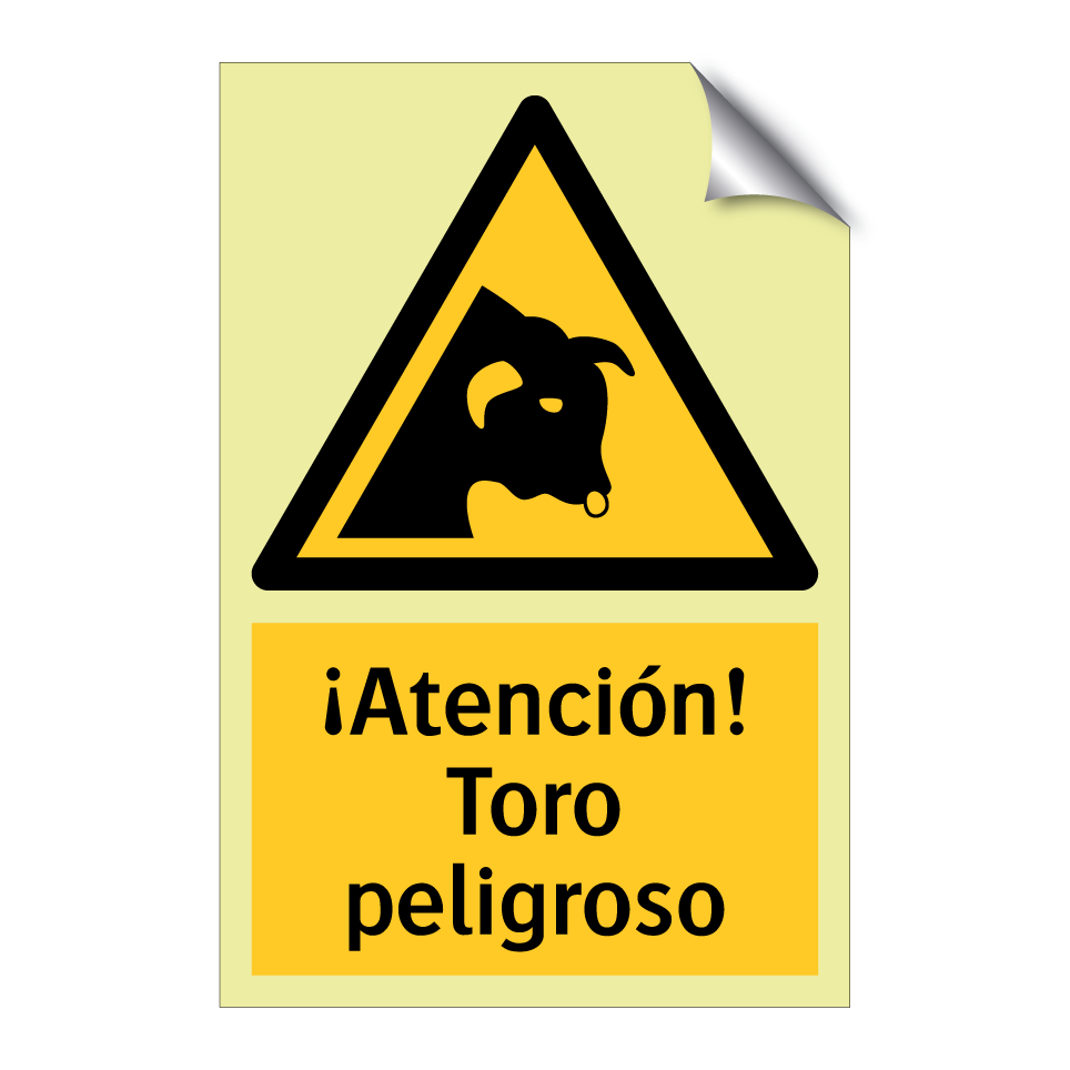 ¡Atención! Toro peligroso
