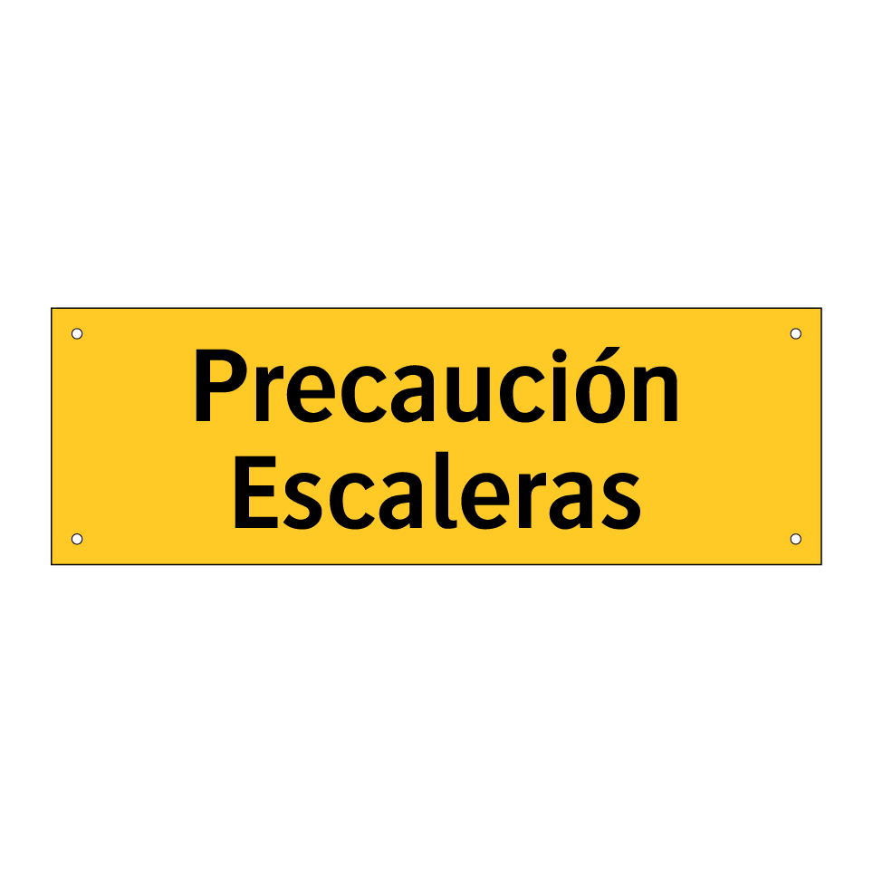 Precaución Escaleras
