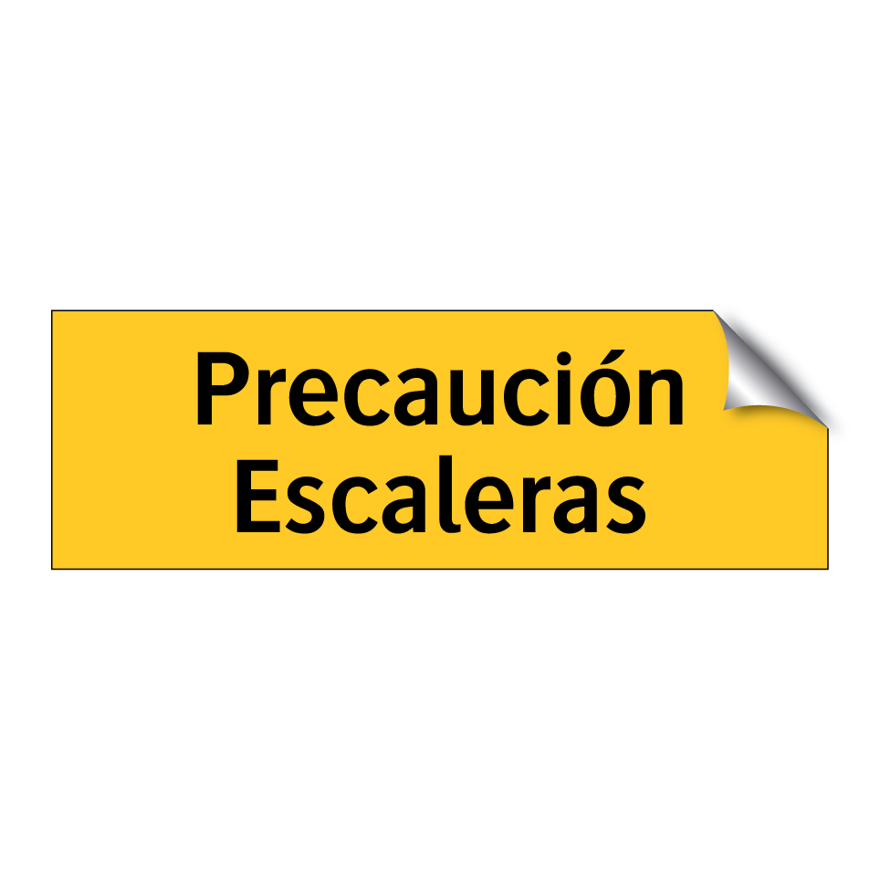 Precaución Escaleras