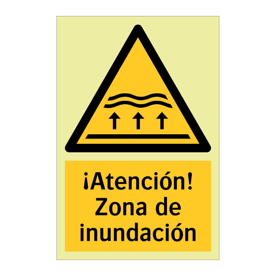 ¡Atención! Zona de inundación