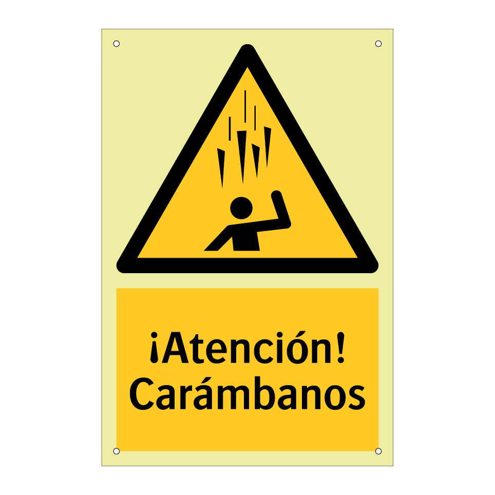 ¡Atención! Carámbanos