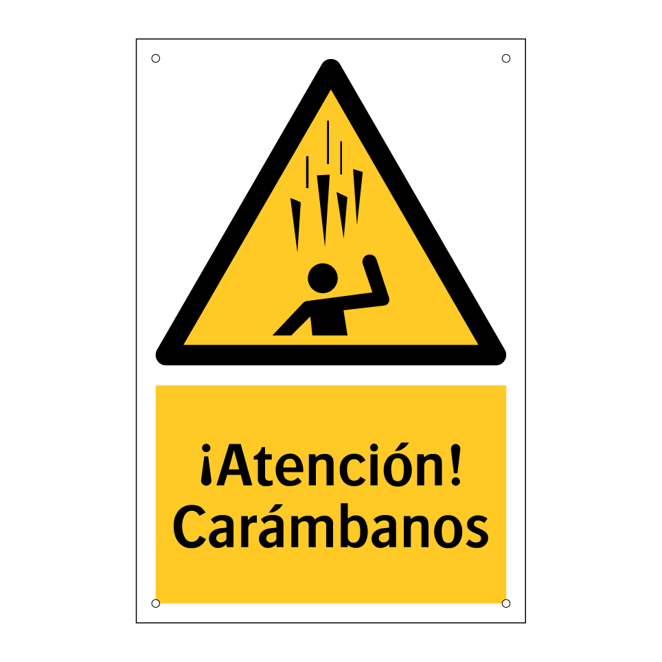 ¡Atención! Carámbanos