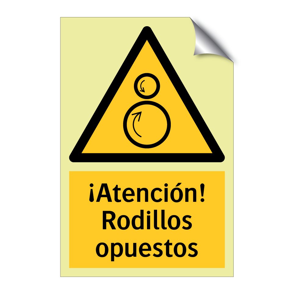 ¡Atención! Rodillos opuestos