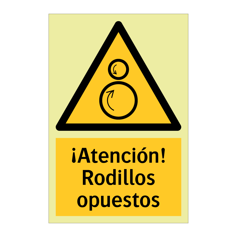 ¡Atención! Rodillos opuestos