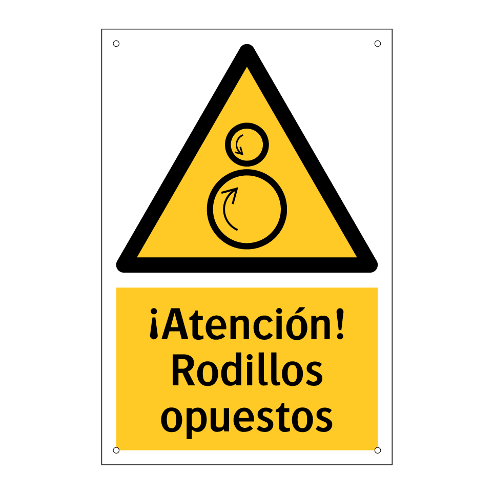 ¡Atención! Rodillos opuestos