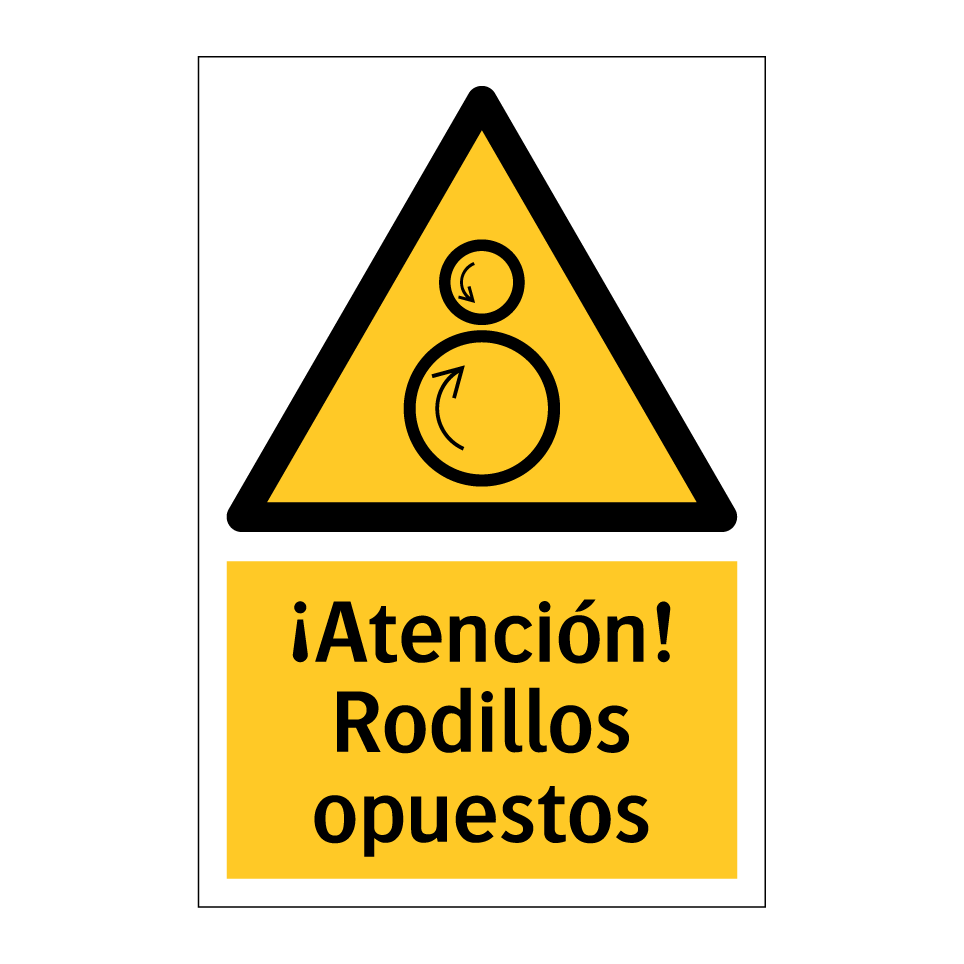 ¡Atención! Rodillos opuestos