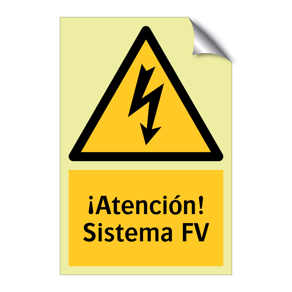 ¡Atención! Sistema FV
