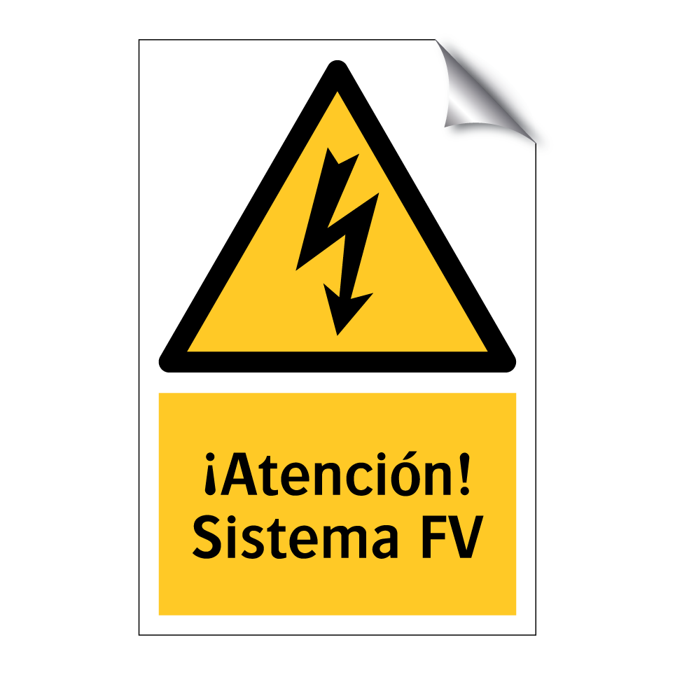 ¡Atención! Sistema FV