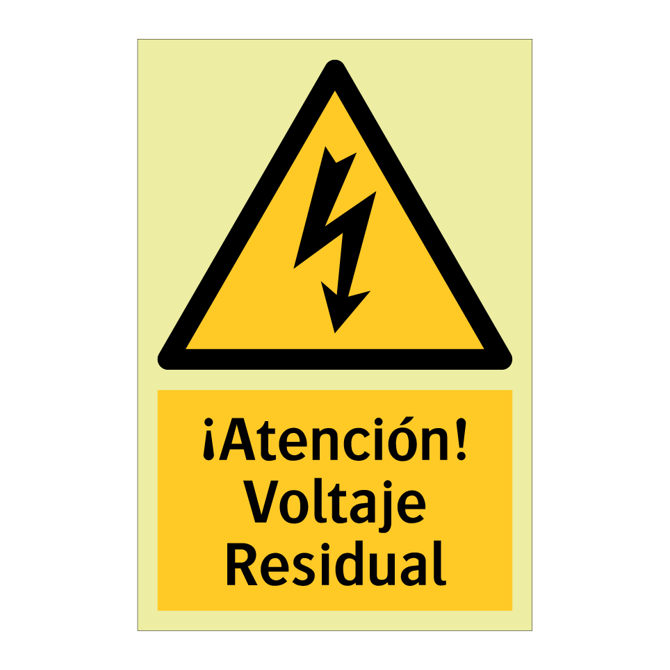 ¡Atención! Voltaje Residual