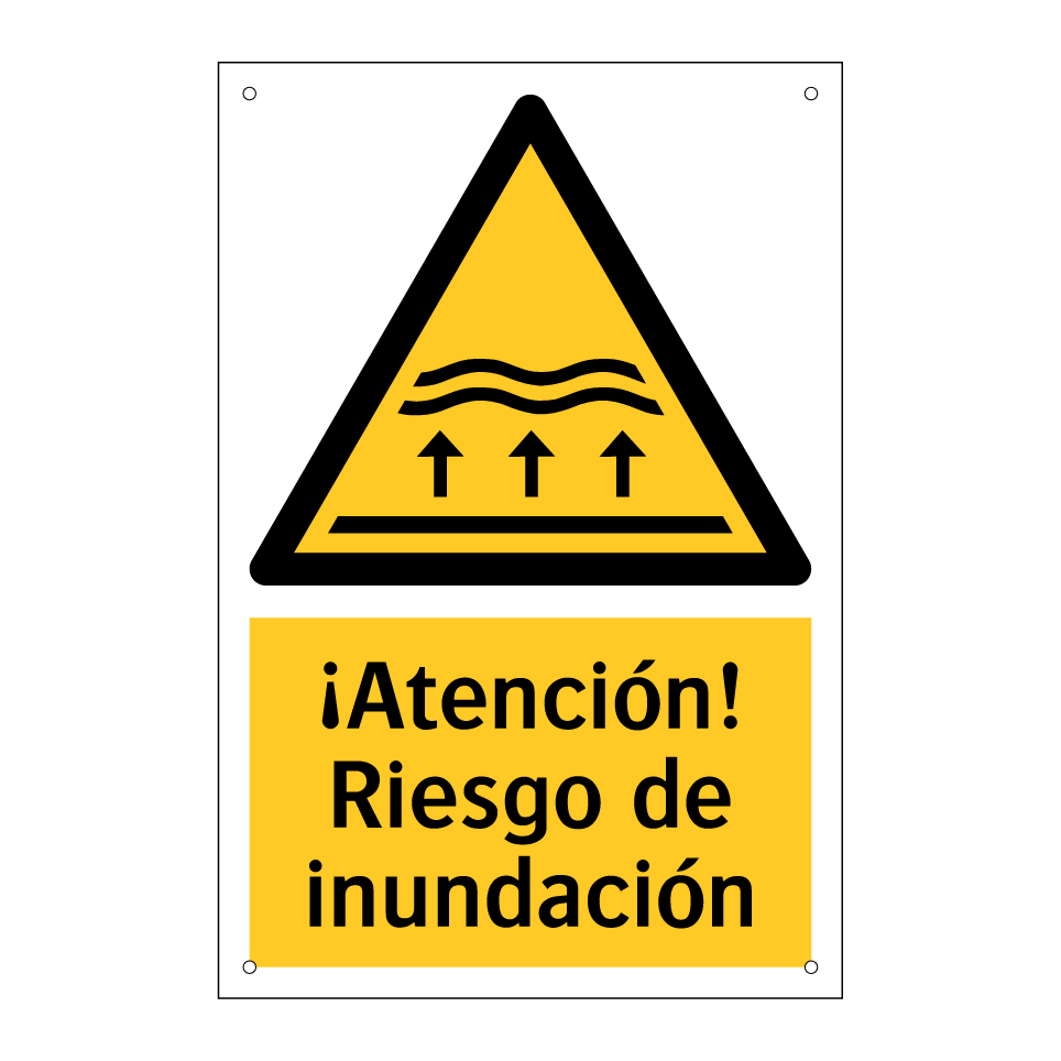 ¡Atención! Riesgo de inundación
