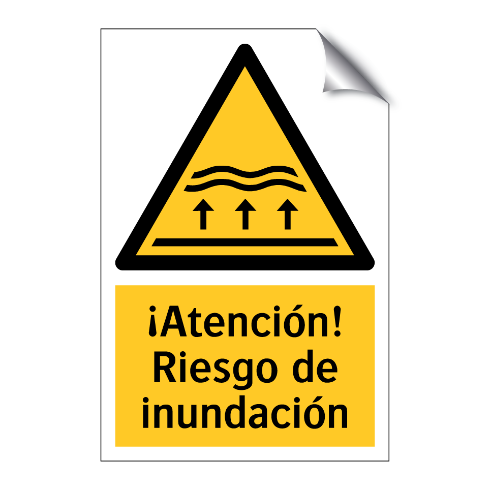 ¡Atención! Riesgo de inundación
