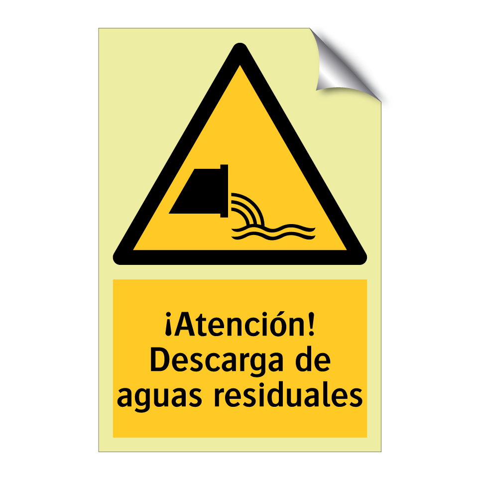 ¡Atención! Descarga de aguas residuales
