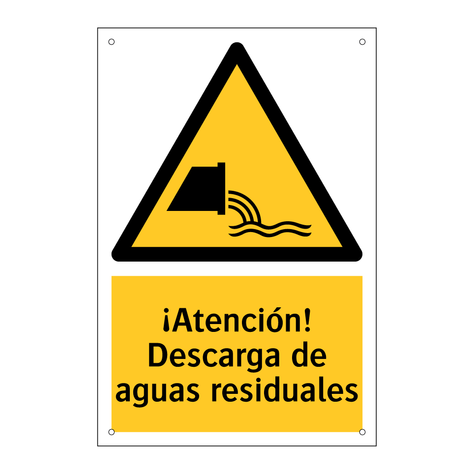 ¡Atención! Descarga de aguas residuales