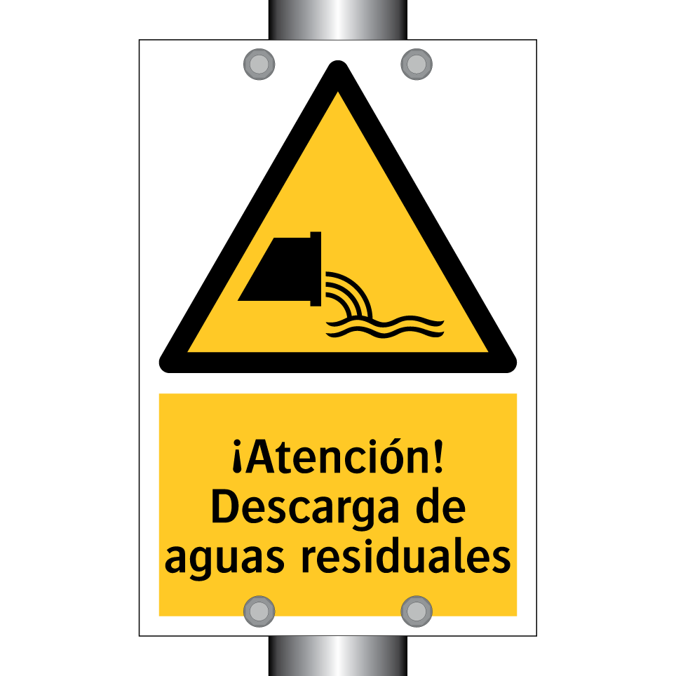 ¡Atención! Descarga de aguas residuales
