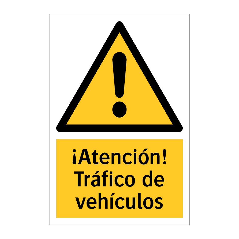 ¡Atención! Tráfico de vehículos