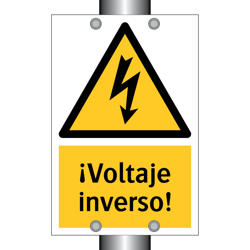 ¡Voltaje inverso!