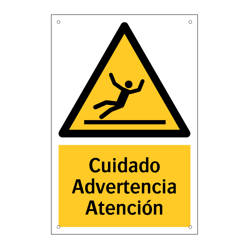 Cuidado Advertencia Atención